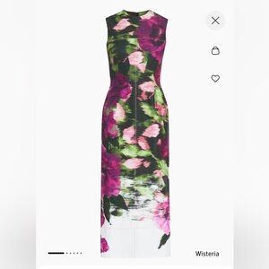 Erdem Floral Sleeveless Midi Dress